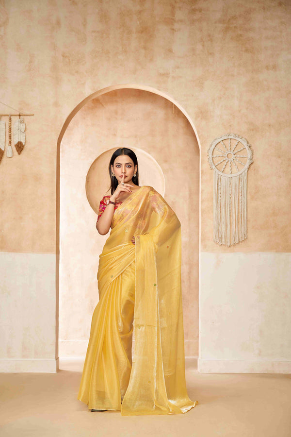 Sunlit Splendor: Handcrafted Gold with Tassels